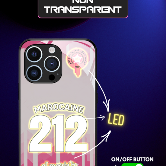LED Light-Up iPhone Case- 212 Moroccan