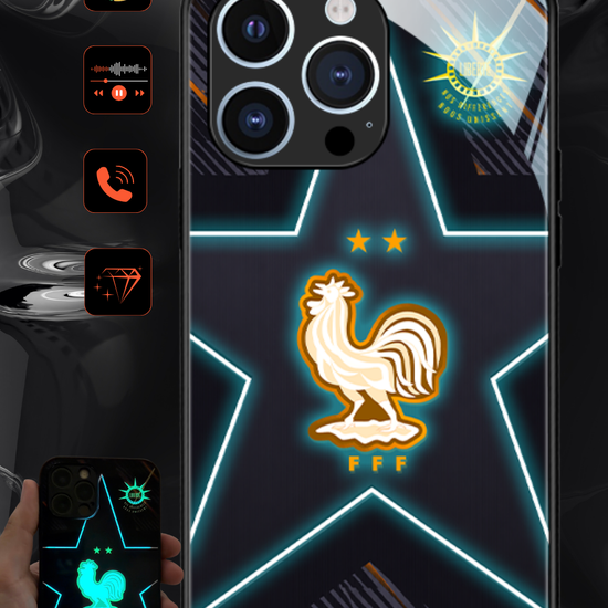 LED Light-Up iPhone Case - France Stadium World Cup Jerseys