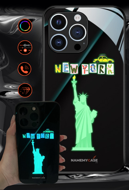 LED Light-Up iPhone Case - Statue of Liberty