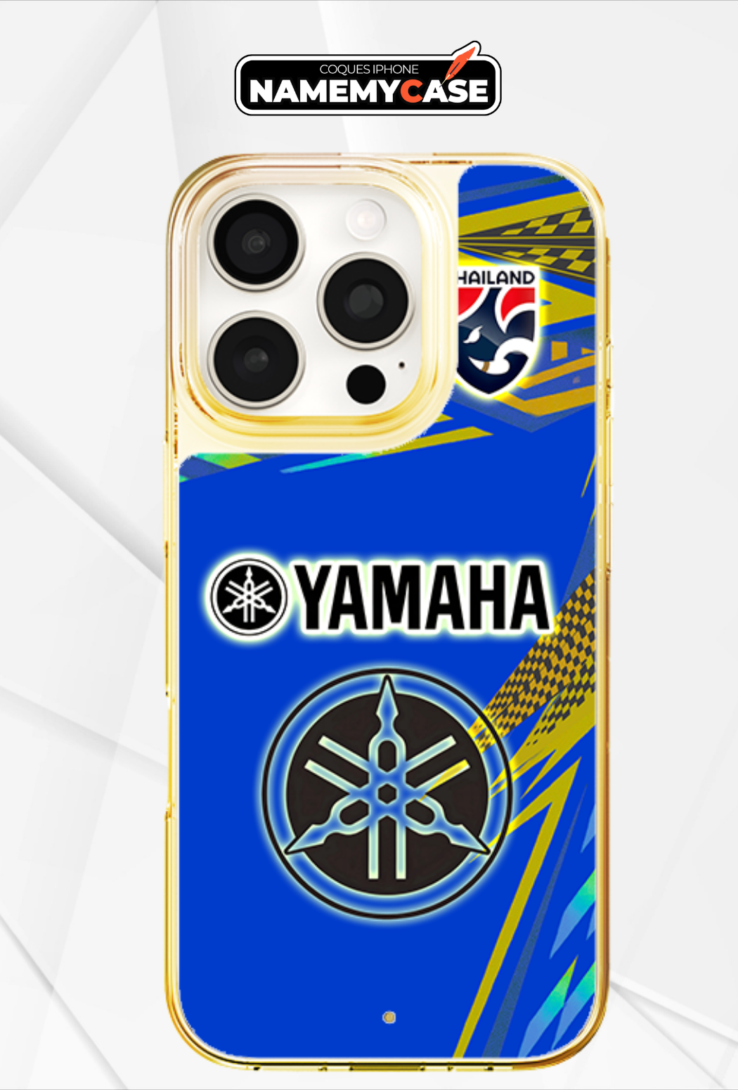 LED Light-Up iPhone Case- Yamaha Bleue