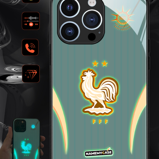 LED Light-Up iPhone Case - World Cup Jersey France