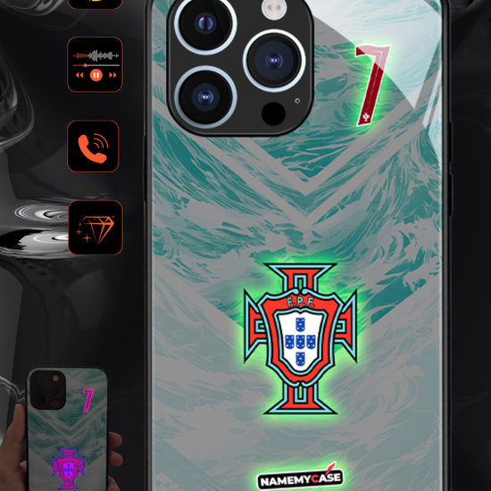 LED Light-Up iPhone Case - World Cup Jersey Portugal