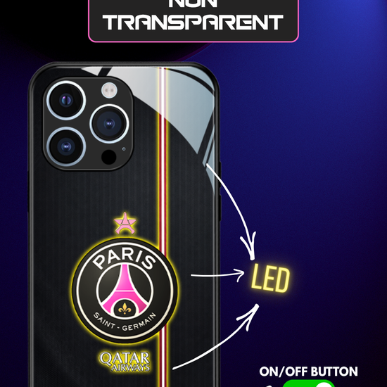 LED Light-Up iPhone Case- PSG Pink