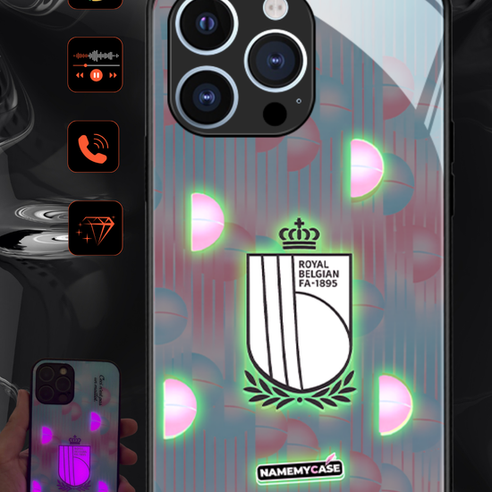 LED Light-Up iPhone Case - World Cup Jersey Belgium