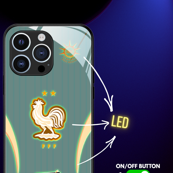 LED Light-Up iPhone Case - World Cup Jersey France