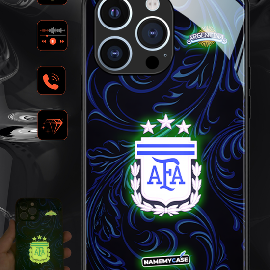 LED Light-Up iPhone Case - World Cup Jersey Argentina