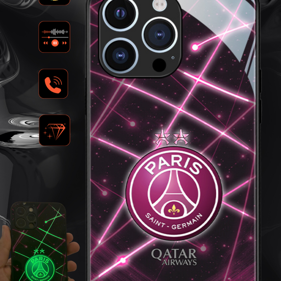 LED Light-Up iPhone Case - PSG Pulsion jersey