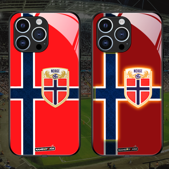 LED Light-Up iPhone Case - Norway World Cup Jerseys