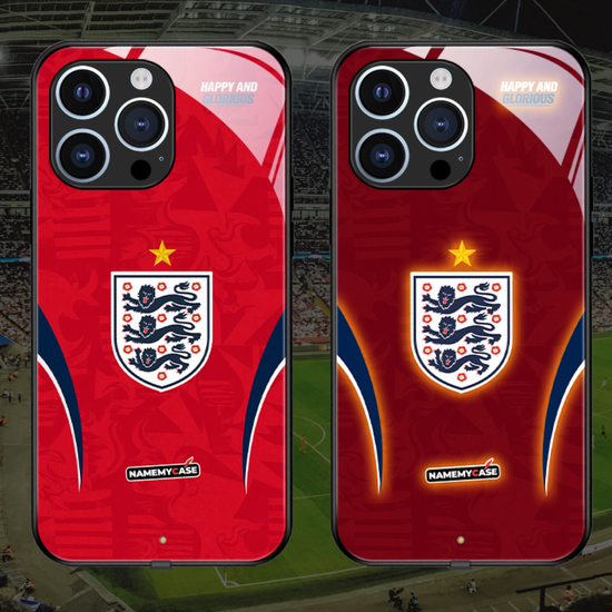 LED Light-Up iPhone Case - Red England World Cup Jerseys