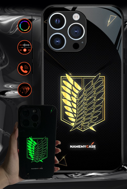 LED Light-Up iPhone Case – Wings of Freedom | Attack on Titan