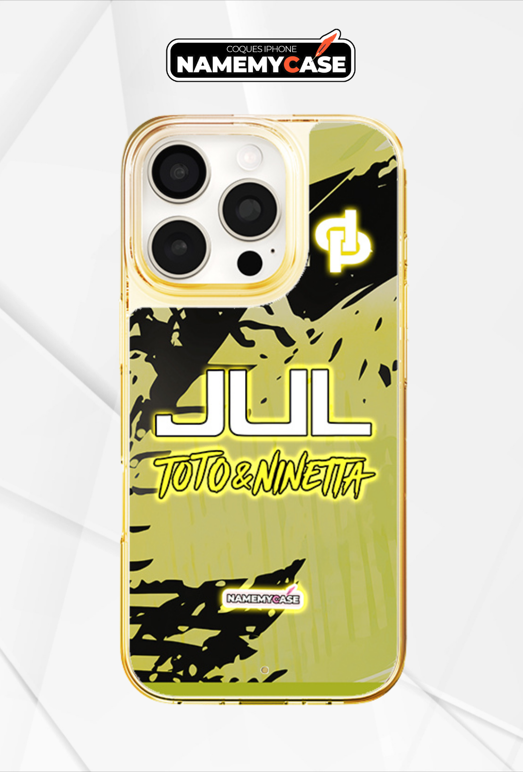 LED Light-Up iPhone Case- JUL Yellow