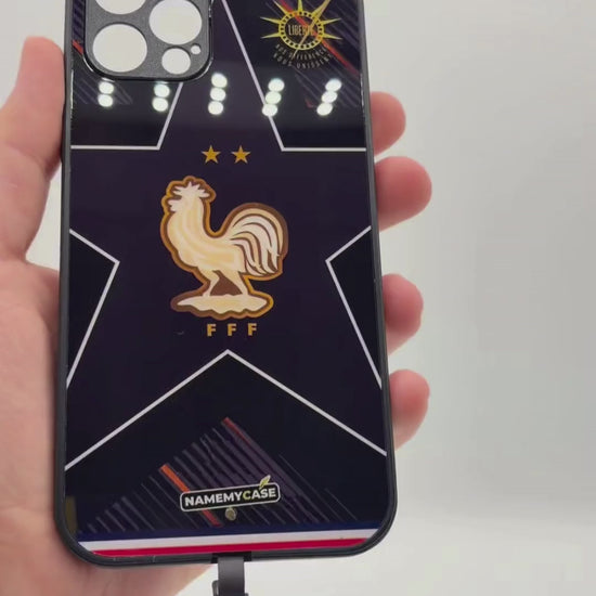 LED Light-Up iPhone Case - France Stadium World Cup Jerseys