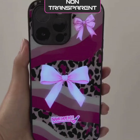 LED Light-Up iPhone Case- Bow Tie Case