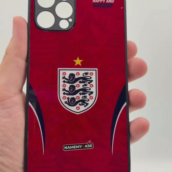 LED Light-Up iPhone Case - Red England World Cup Jerseys