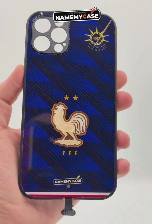 LED Light-Up iPhone Case - France Home World Cup Jerseys