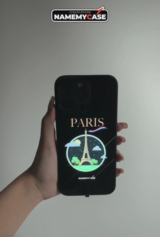 LED Light-Up iPhone Case - Paris