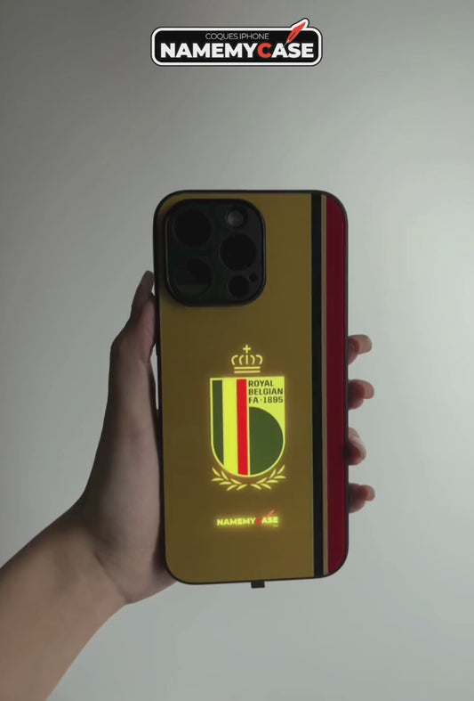 LED Light-Up iPhone Case - Belgium