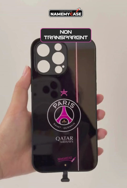 LED Light-Up iPhone Case- PSG Pink