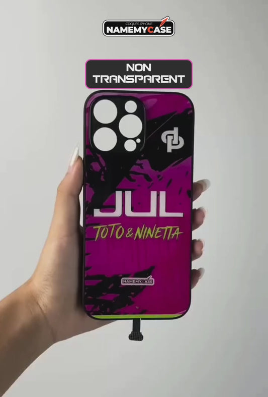 LED Light-Up iPhone Case- JUL Pink